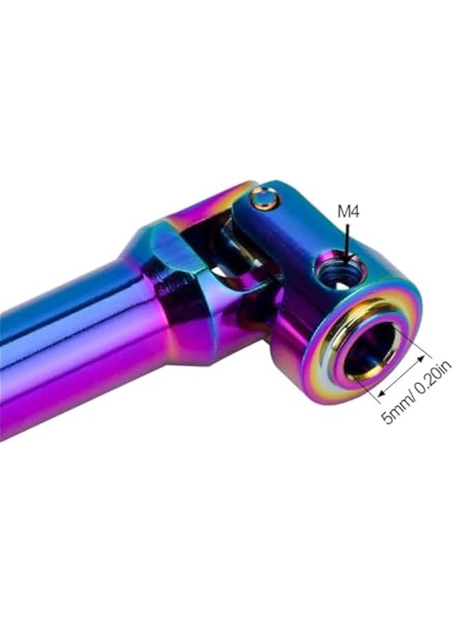 Stainless Steel 1/10 Driveshaft Colored Universal Joint for RC Crwaler SCX10 Gen8 TRX4 Upgrades LCG Chassis (60-77mm)  - Image 3