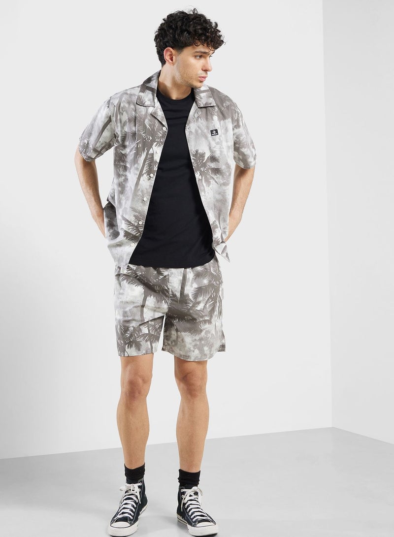 CONVERSE All Over Printed Resort Shirt - Image 4