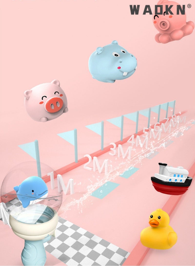 دبليو أيه أو كي أن لعبة مسدس ماء على شكل زجاجة دريفت (بطة صفراء)، مسدسات ماء للأطفال، مسدسات رش ماء، لعبة حمام للأطفال الصغار، لعبة حمام سباحة، هدية لحفلات الشاطئ، ألعاب قتال مائية خارجية - Image 5