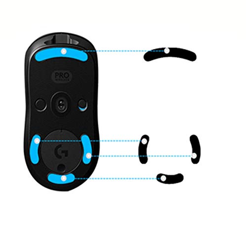 QQC Mouse Skatez Mice Feet Sticker Compatible for Logitech G502 Hero / G502 Wireless /G pro Mouse (G pro Wireless) - Image 2