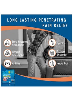 GNAFOTU Pain Relief Patches 60PCS, Herbal Arthritis Pain Patches, Heat Patches for Back Knee Neck Shoulder Pain, Warming Herbal Plaster for Joint Ache, Penetrating Heat Action, Targeted Pain Relief  - Image 2