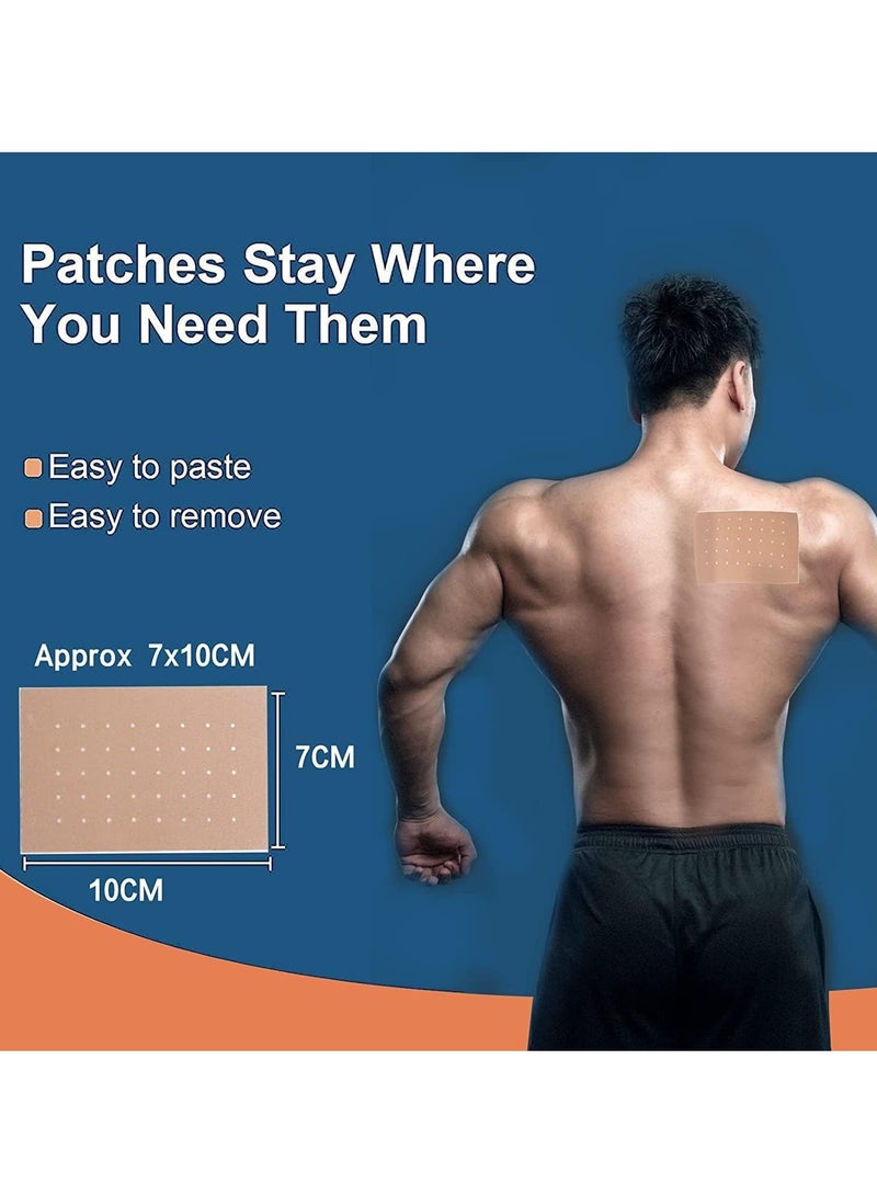 GNAFOTU Pain Relief Patches 60PCS, Herbal Arthritis Pain Patches, Heat Patches for Back Knee Neck Shoulder Pain, Warming Herbal Plaster for Joint Ache, Penetrating Heat Action, Targeted Pain Relief - Image 4