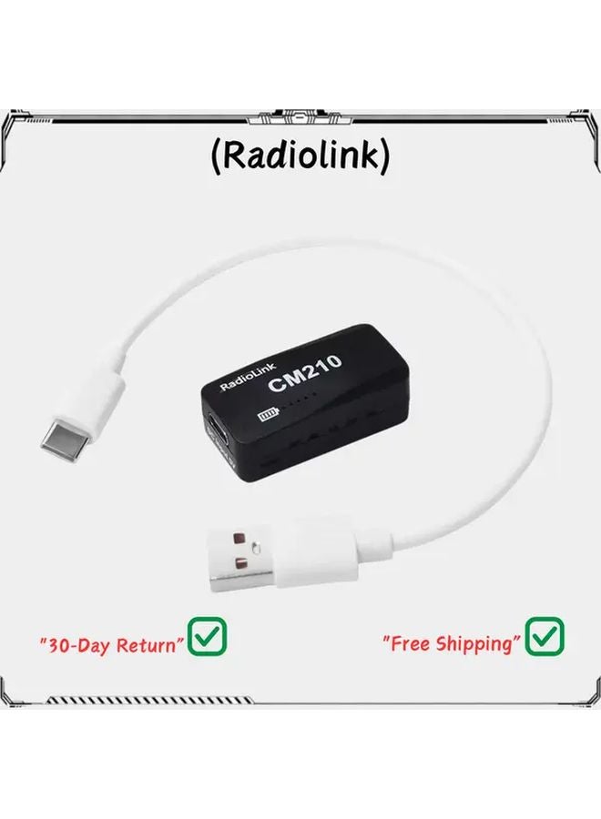 Radiolink CM210 شاحن سريع لبطارية LiPo 2S بقوة 20W، منفذ USB C ومنفذ Micro USB، مزدوج الإدخال، وضع التوازن، 1 قطعة - Image 1