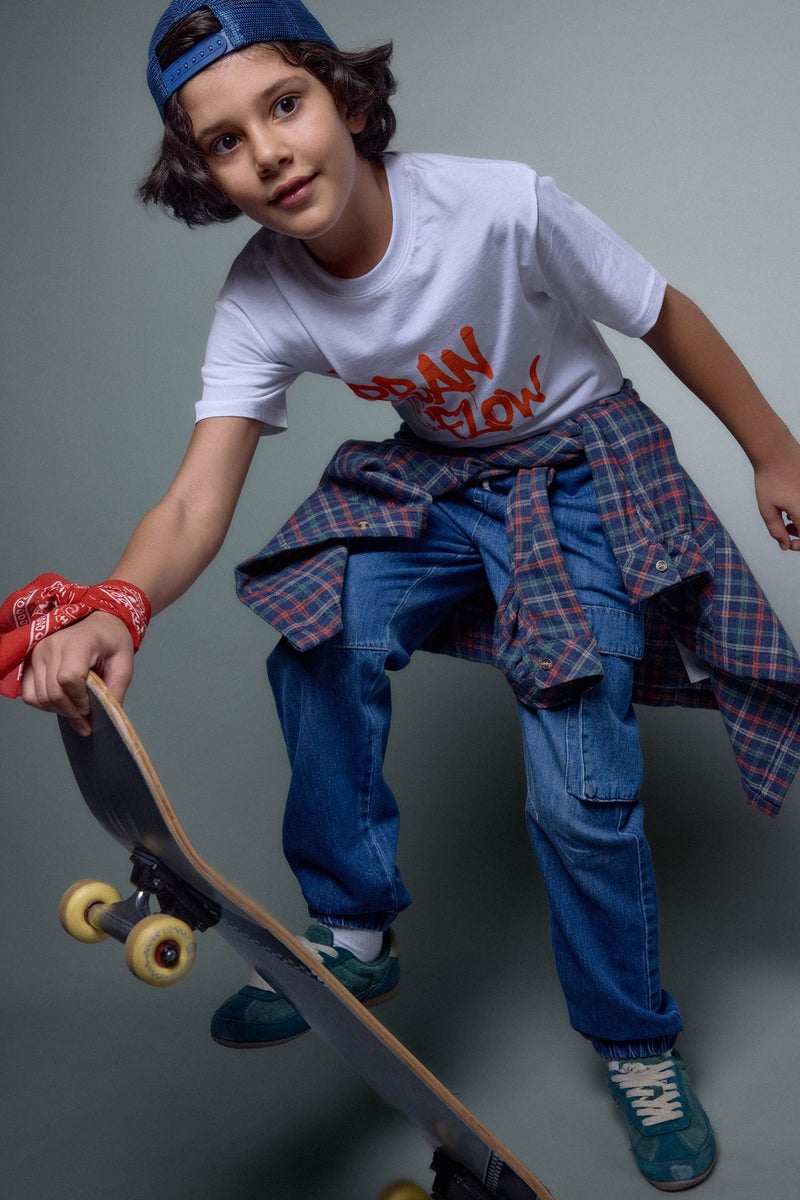 ديفاكتو بنطلون جينز اولادي جوجر فيت - Image 2