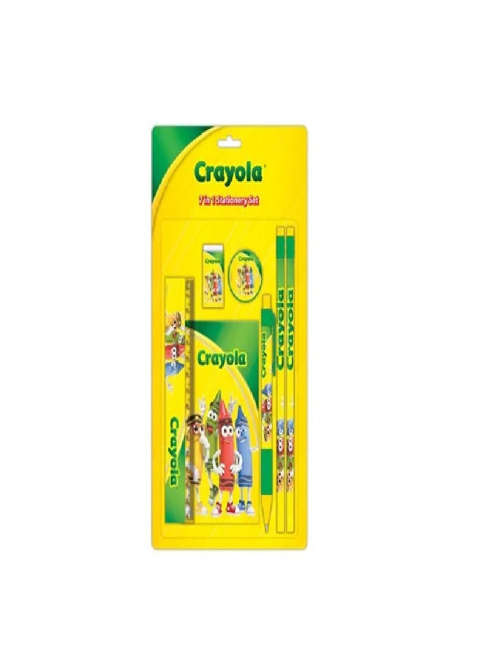Crayola Study set for children consisting of 7 objects