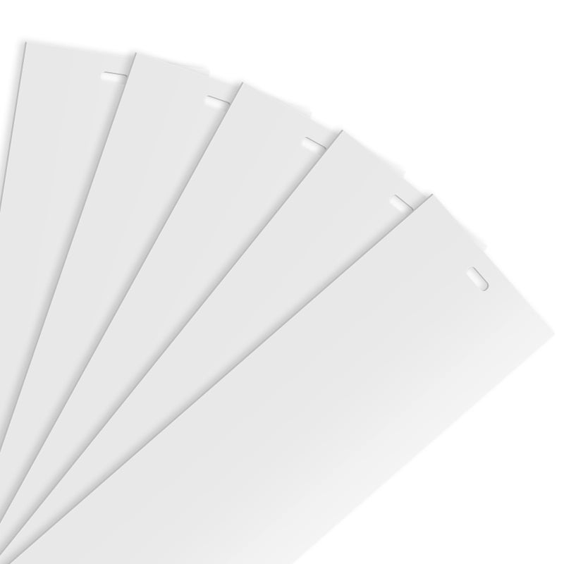 Bruislard 5 Pack 825 x 35 PVC Vertical Blind Replacement Slats Blind Replacement Slats for Sliding Glass Doors Window Curved Smooth - Image 2