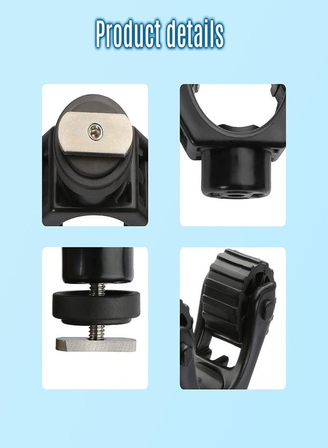 Atader Kayak Paddle Holder, Kayak Accessories Track Mount for Kayak Paddles, Kayak Fishing Accessories - Kayak Oar Holder Track Mount for Fast and Quiet Holding Standard Kayak Paddle, 2 Pack, Black - Image 4