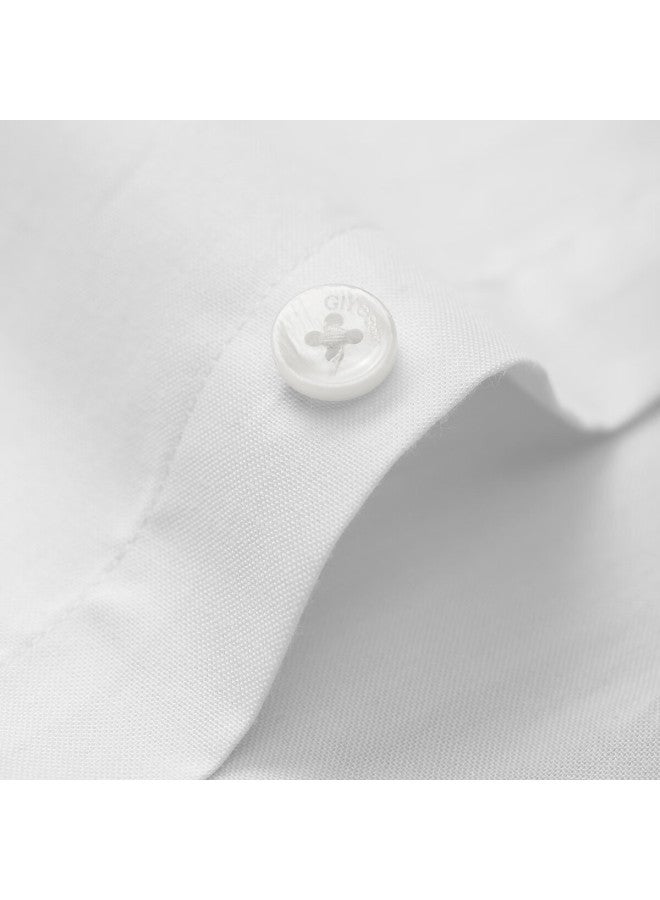 Goldlion Oxford Long Sleeve Shirt Men Spring Autumn New Casual Slt0039-ma105 White XL - Image 3