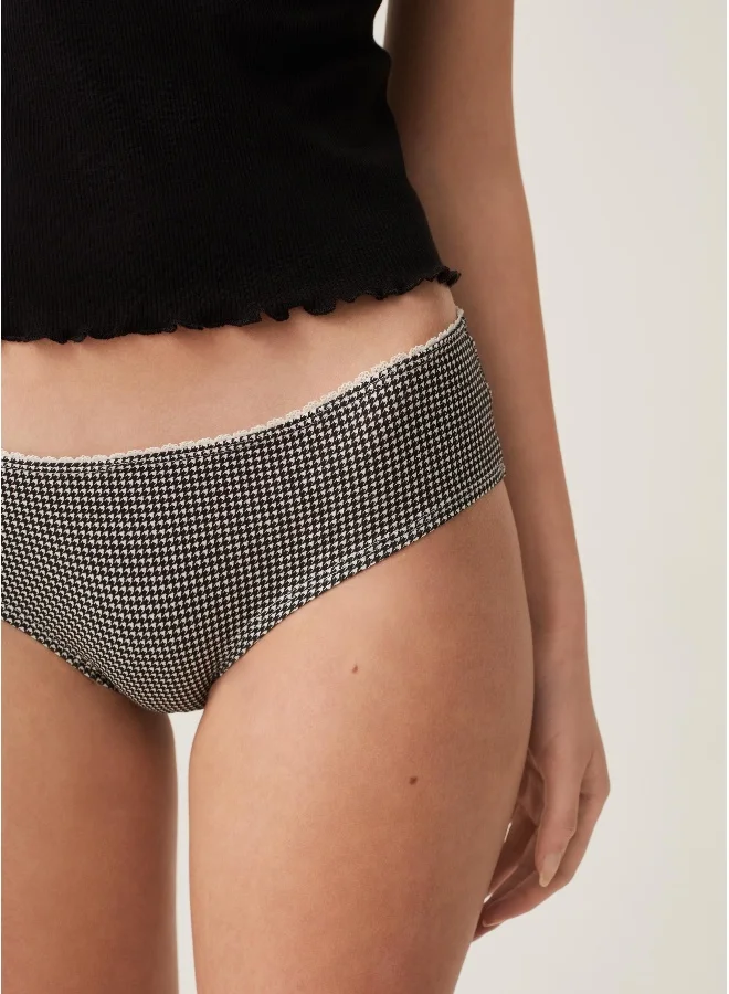 او في اس Ovs Five-Pack Organic Stretch Cotton Knicker Shorts