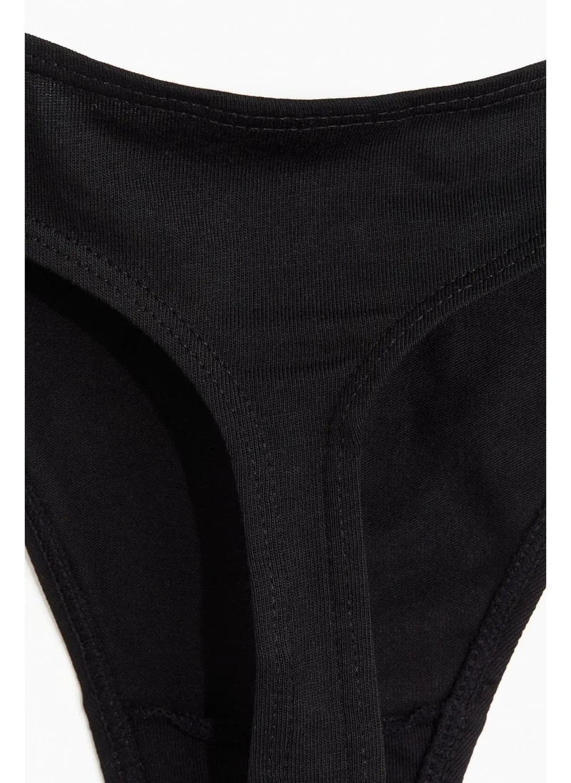 H&M 10-pack cotton thong briefs