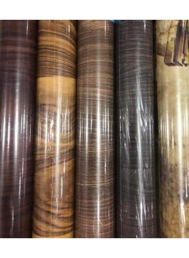 "Adhesive wallpaper with a wood design". - Image 2