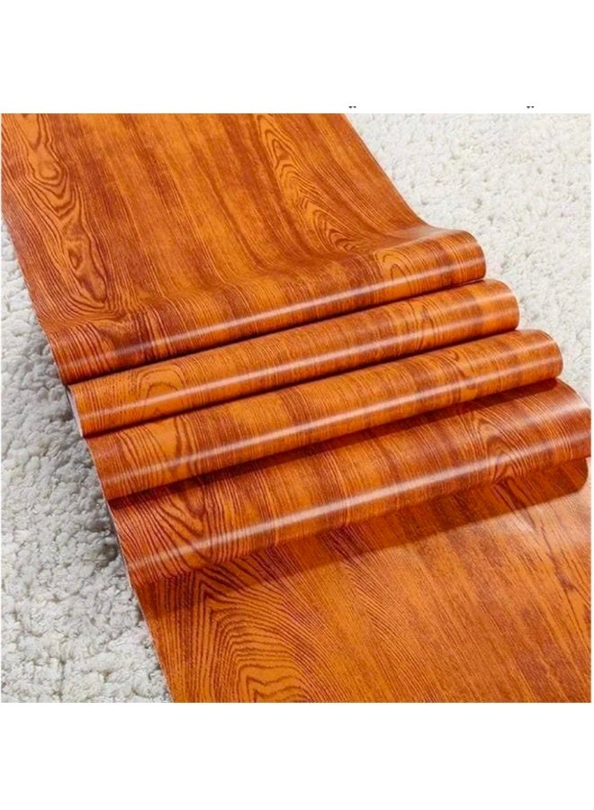 "Adhesive wallpaper with a wood design". - Image 4