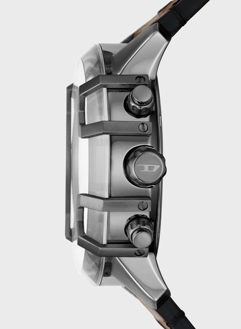 DIESEL Dz4604 Chronograph Leather Strap Watch