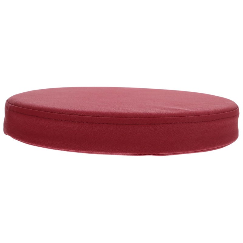 Dark Red Round Seat Pad Comfortable Floor Cushion Stool Replacement For Household Chairs - Image 2