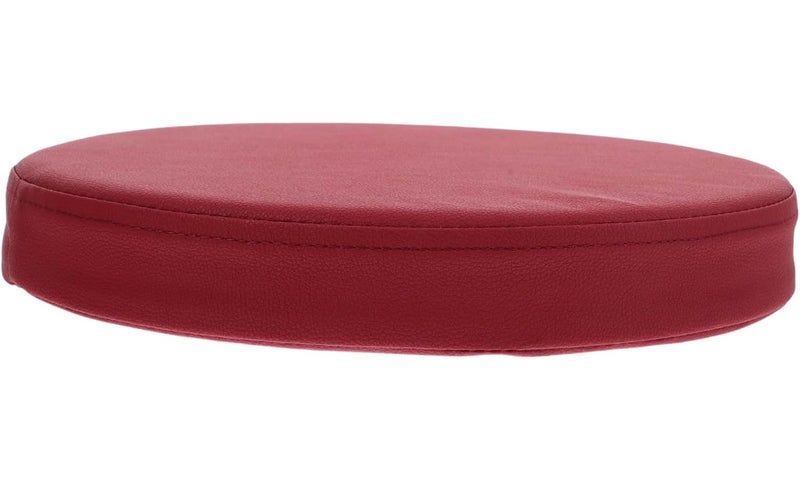 Dark Red Round Seat Pad Comfortable Floor Cushion Stool Replacement For Household Chairs - Image 1