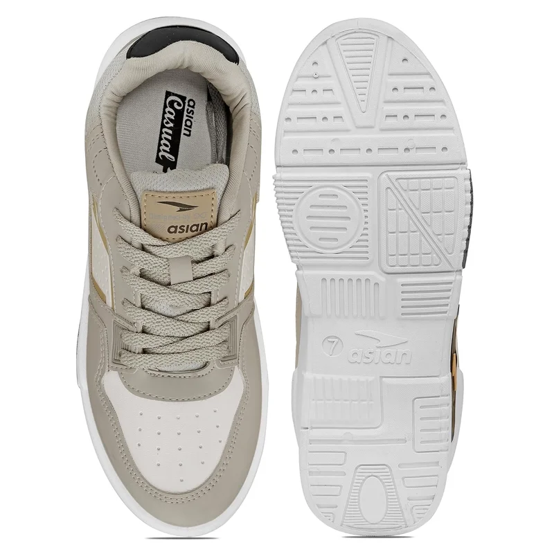 أسيان Grey Casual Sneakers for Men