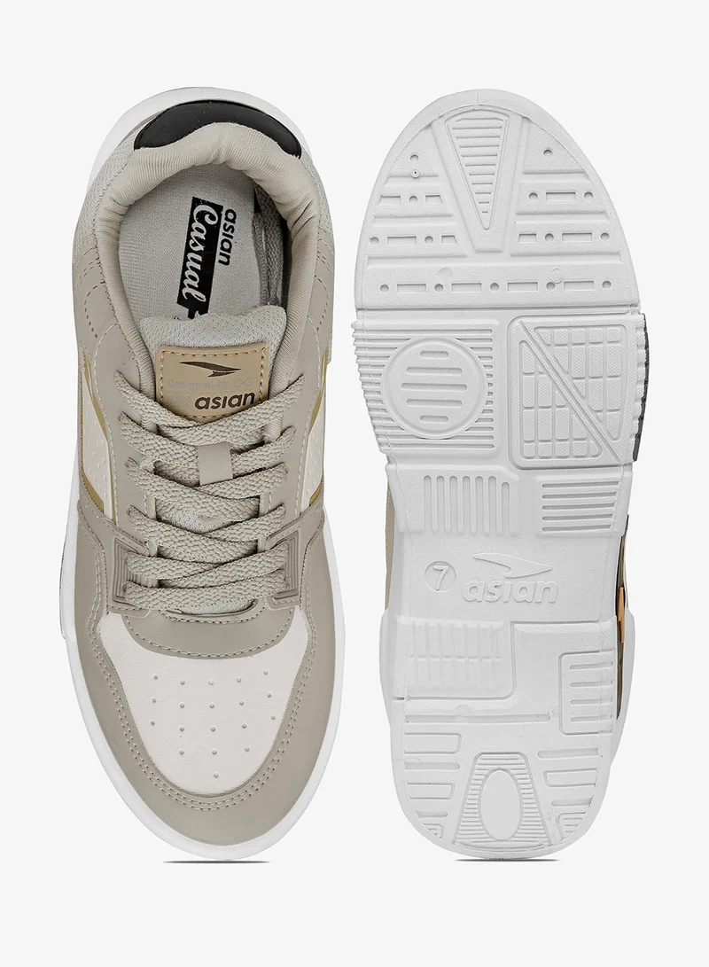 Asian  Grey Casual Sneakers for Men for Men | Best Price UAE