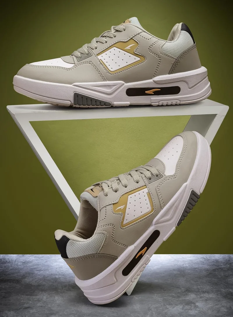 Asian  Grey Casual Sneakers for Men for Men | Best Price UAE