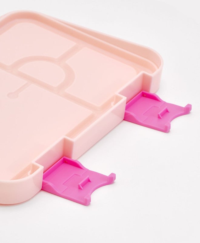 Bonfino Lunch Box, Cake Theme, Easy to Carry, Leak-Proof Lid, Microwave Safe, 3 Years+, 22 x 15.5 x 5cm - Pink - Image 5