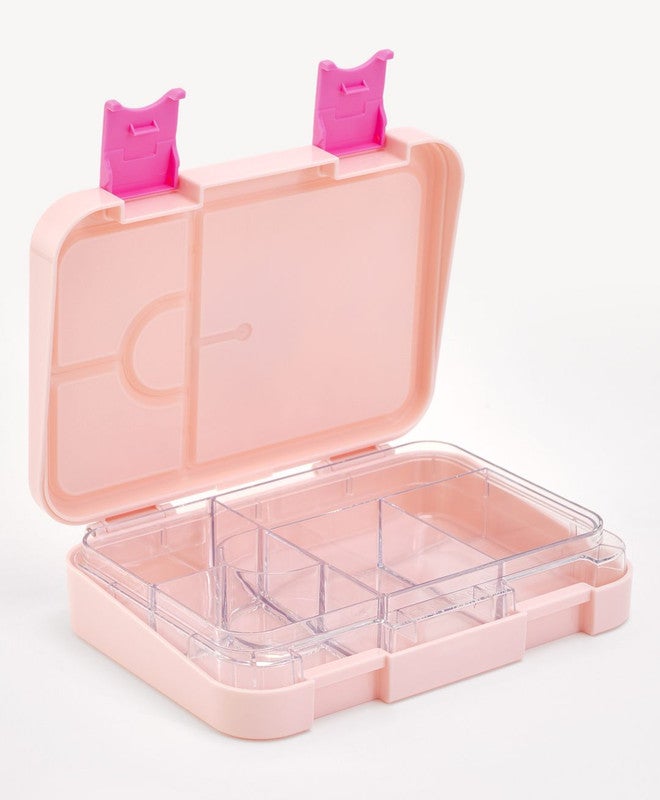 Bonfino Lunch Box, Cake Theme, Easy to Carry, Leak-Proof Lid, Microwave Safe, 3 Years+, 22 x 15.5 x 5cm - Pink - Image 3