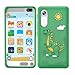 E teacher Kids Phone for Boys Dinosaurs Gift Toys with 397 Touchscreen Phone Learning Music PuzzleGames Toddler Phone for Ages 312 Kids Toys Play Cell Phones with Dual Camera 8G SD Card Green - Image 2