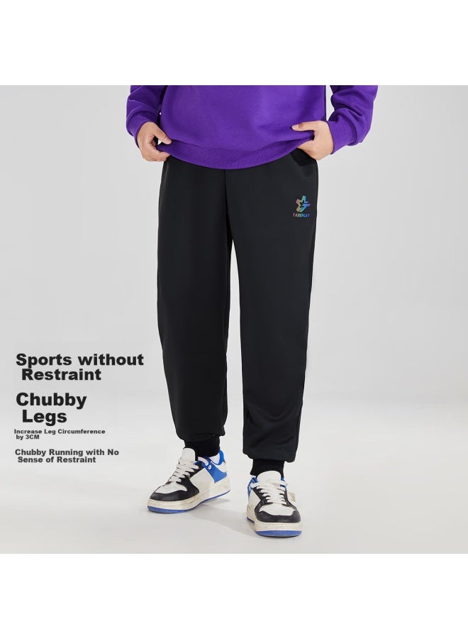 TABE Xiaozhutuoni Fleece-lined Pants For Boys, Children's Sweatpants, Sports Pants For Ages 6-15, Warm And Versatile Youth Sweatpants For Autumn And Winter - Image 1