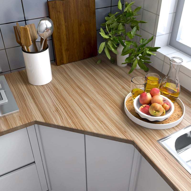 Sevalo Wood Contact Paper Wood Peel and Stick Wallpaper Light Wooden Look Grain Contact Paper for Cabinets and Drawers Self Adhesive Removable Wallpaper Natural Waterproof Vinyl 15.7inW 118inL - Image 3
