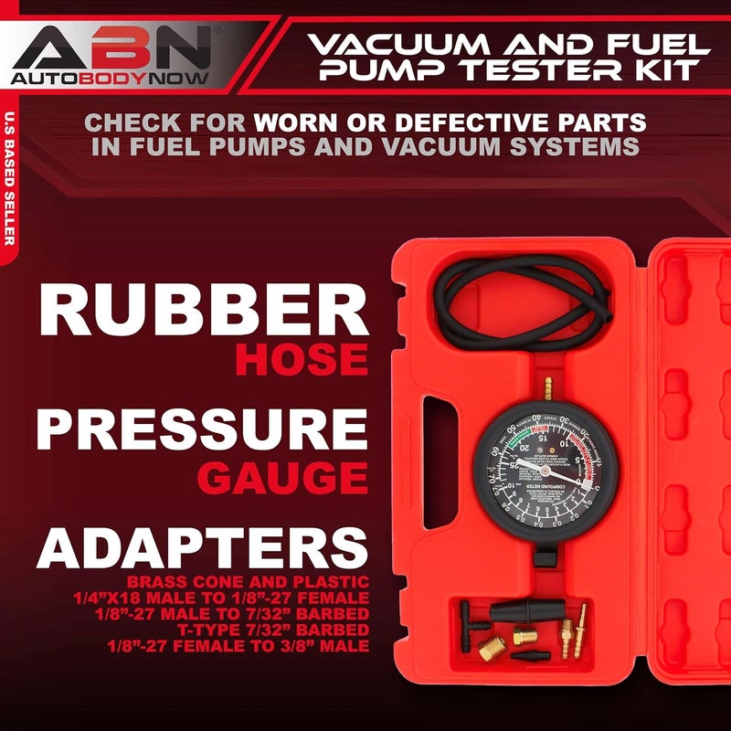 ABN Car Vacuum and Fuel Pump Tester Gauge Kit - Image 2