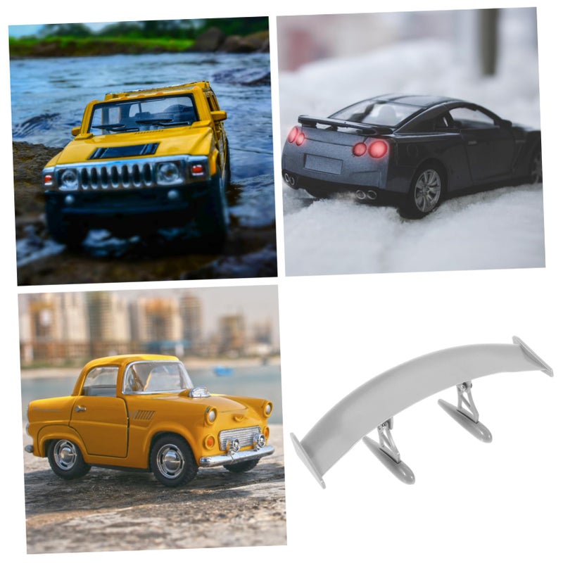 الجناح الخلفي المصغر للسيارة الانجرافية، جناح خلفي بلاستيكي لتزيين سباقات الطرق - Image 4