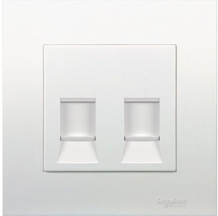 Schneider Electric Vivace 2 Gang Category 6 Data Outlet