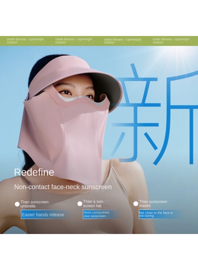 non Makeup Transfer】women's Full Protection Open-top Sun Hat With Magnetic Detachable Breathable Sun Visor For Spring And Summer - Image 4