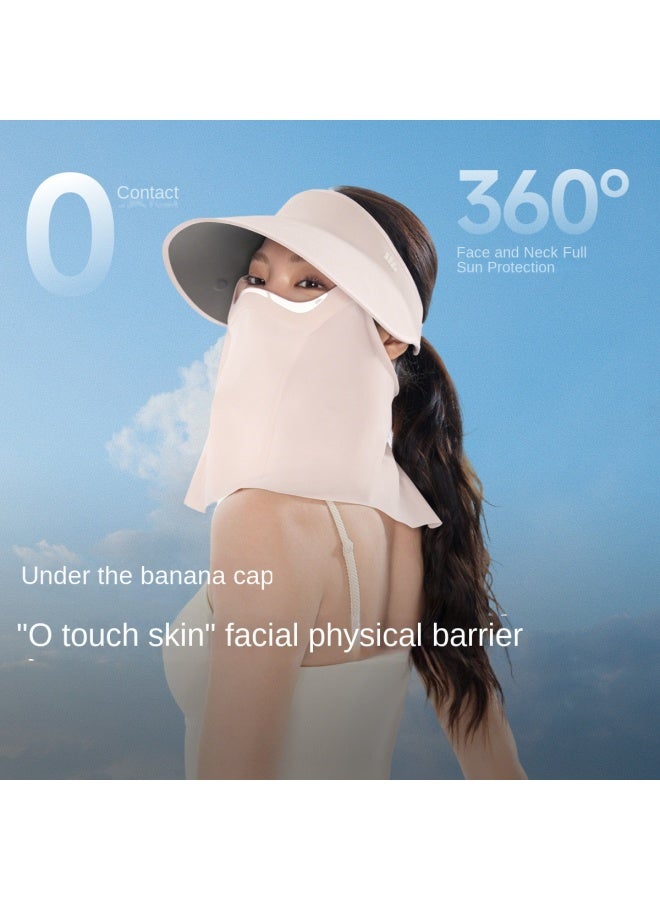 non Makeup Transfer】women's Full Protection Open-top Sun Hat With Magnetic Detachable Breathable Sun Visor For Spring And Summer - Image 2