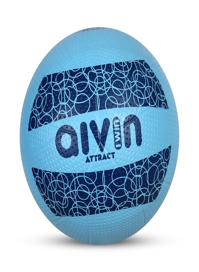 AIVIN كرة طائرة أيفن أتراكت، كرة ألعاب الكرة الطائرة، كرة المباريات، كرة التدريب، كرة داخلية وخارجية، متينة للتدريب، مقاومة للماء ومناسبة لجميع الأسطح، (أزرق سماوي) مقاس 4 - Image 1