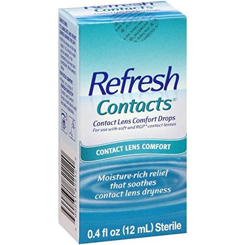Allergan REFRESH Contacts Contact Lens Comfort Moisture Drops 040 oz Pack of 2