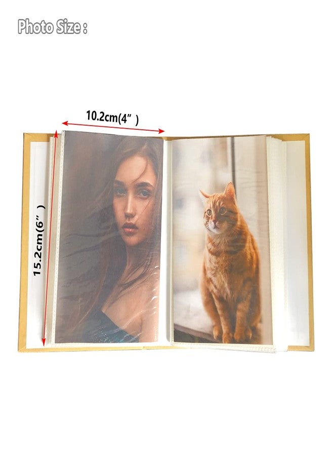 WEI LONG Photo Album Hold 100 Pockets,4"x 6" Photos Kid Photo Album Hold,Children's Kraft Pictures Album(Eiffel Tower) - Image 5