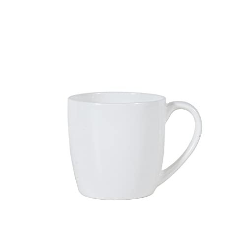 Femora White Ceramic Tea Cups Set of 6 | 180ml Each | Microwave & Dishwasher Safe | BPA Free | Ergonomic Handle | Perfect for Home, Office & Gifting | Bone White - Image 5
