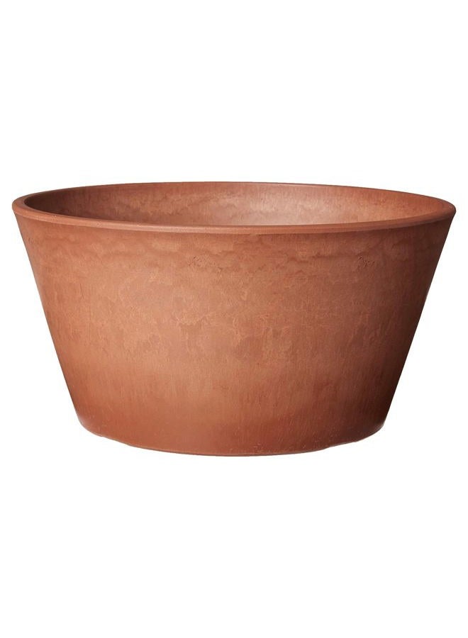 Arcadia Garden Products TD25TC PSW Sleek Bulb Pan, 10 by 5-Inch, Terra Cotta Color - Image 1