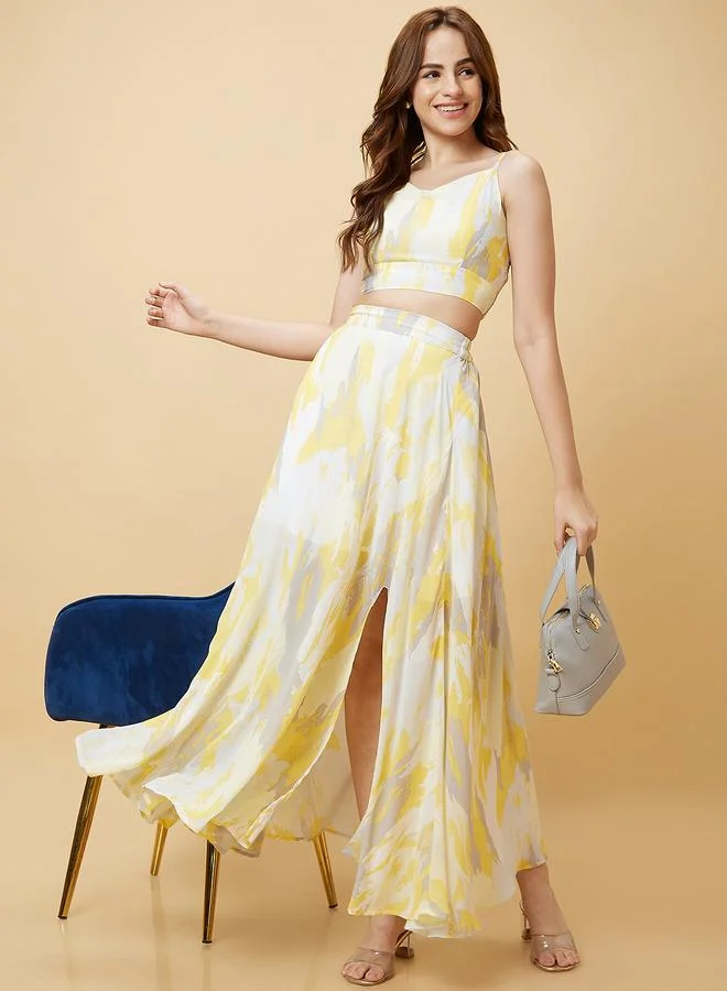 globus Globus Strappy Crop Top and Maxi Skirt Co-Ords
