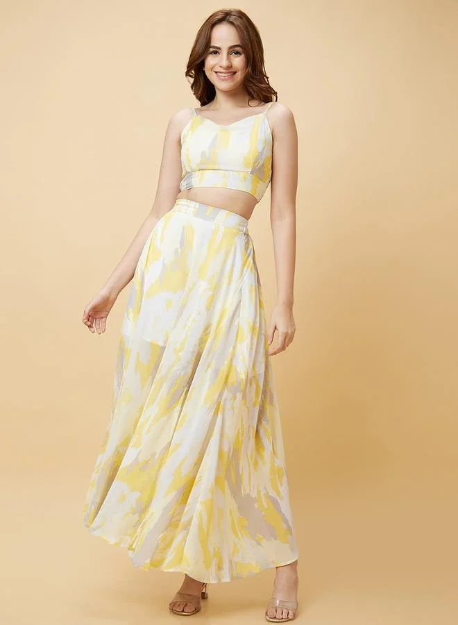 globus Globus Strappy Crop Top and Maxi Skirt Co-Ords
