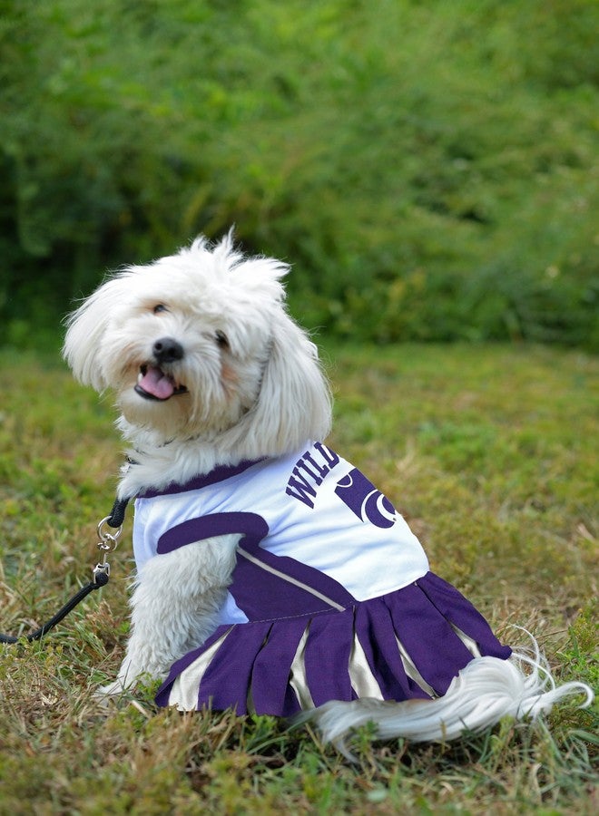 Pets First NCAA Kansas State Wildcats Dog Cheerleader Outfit, X-Small - Image 2