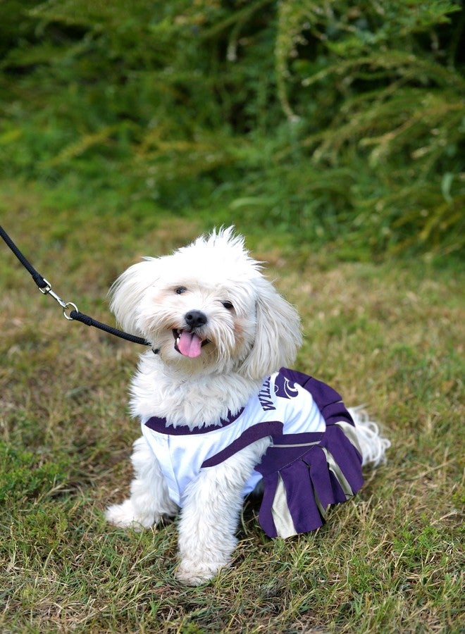 Pets First NCAA Kansas State Wildcats Dog Cheerleader Outfit, X-Small - Image 3