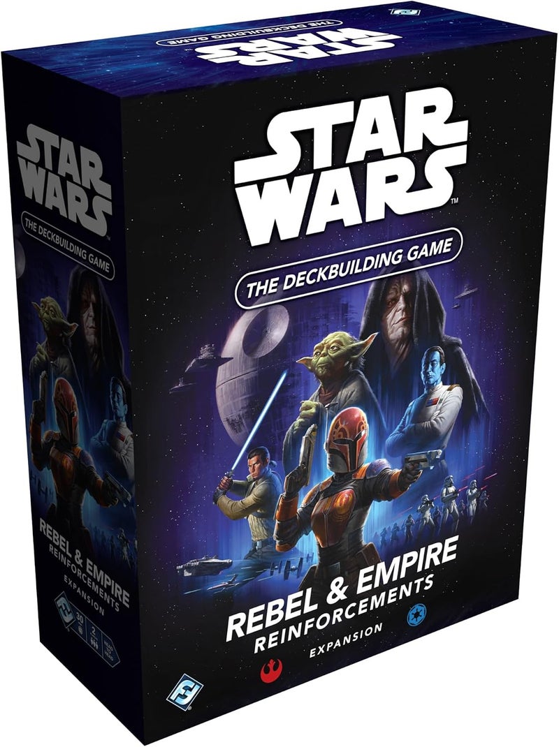 Asmodee Star Wars The Deckbuilding Game Rebel & Empire Reinforcements Expansion – Strategy Card Game Add-On with Yoda, Palpatine, Thrawn & Campaign Mode (Requires Base Game) - Image 1