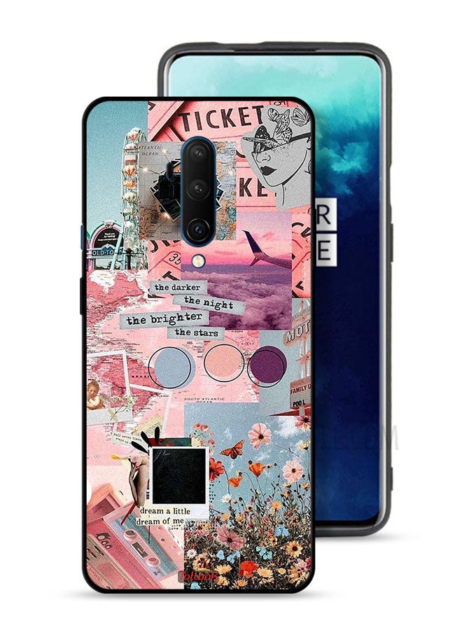 Tolwak OnePlus 7T Pro Protective Case Cover The Darker The Night The Brighter The Stars - Image 1