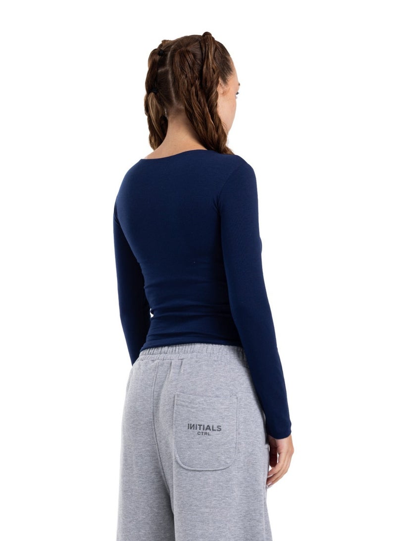 CTRL Initials Long Sleeves Top - Women - Image 4