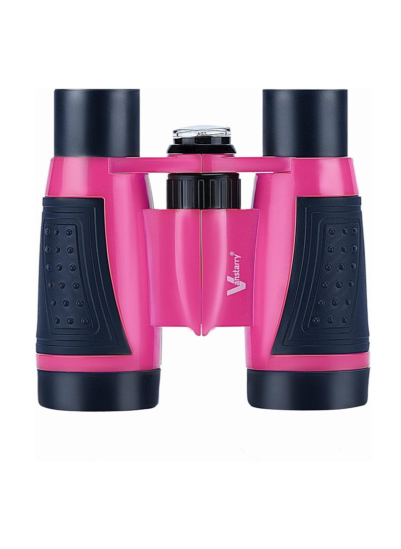 Vanstarry Compact Binoculars for Kids Bird Watching Hiking Camping Fishing Accessories Gear Essentials Best Toy Gifts for Boys Girls Children Toddler Waterproof 5X30 Optical Lens Including Compass  - Image 1