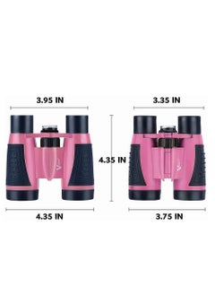 Vanstarry Compact Binoculars for Kids Bird Watching Hiking Camping Fishing Accessories Gear Essentials Best Toy Gifts for Boys Girls Children Toddler Waterproof 5X30 Optical Lens Including Compass  - Image 3