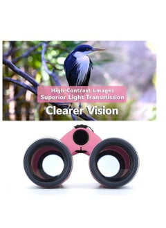 Vanstarry Compact Binoculars for Kids Bird Watching Hiking Camping Fishing Accessories Gear Essentials Best Toy Gifts for Boys Girls Children Toddler Waterproof 5X30 Optical Lens Including Compass  - Image 4