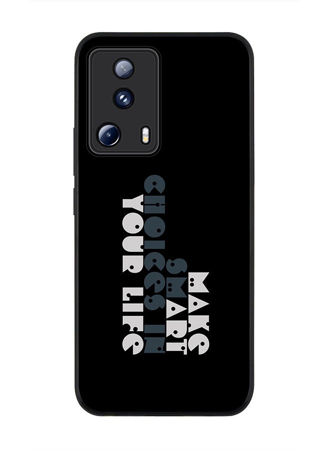 Stylizedd Rugged Black edge case for Xiaomi 13 Lite 5G / Xiaomi Civi 2 5G, Slim fit Soft Case Flexible Rubber Edges Anti Drop TPU Gel Thin Cover -  Make Art Your Life - Image 1