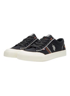 U.S. Polo Assn. Men's Black Low-Top Sneakers -Lightweight Stylish Lace-Up Design  - Image 2