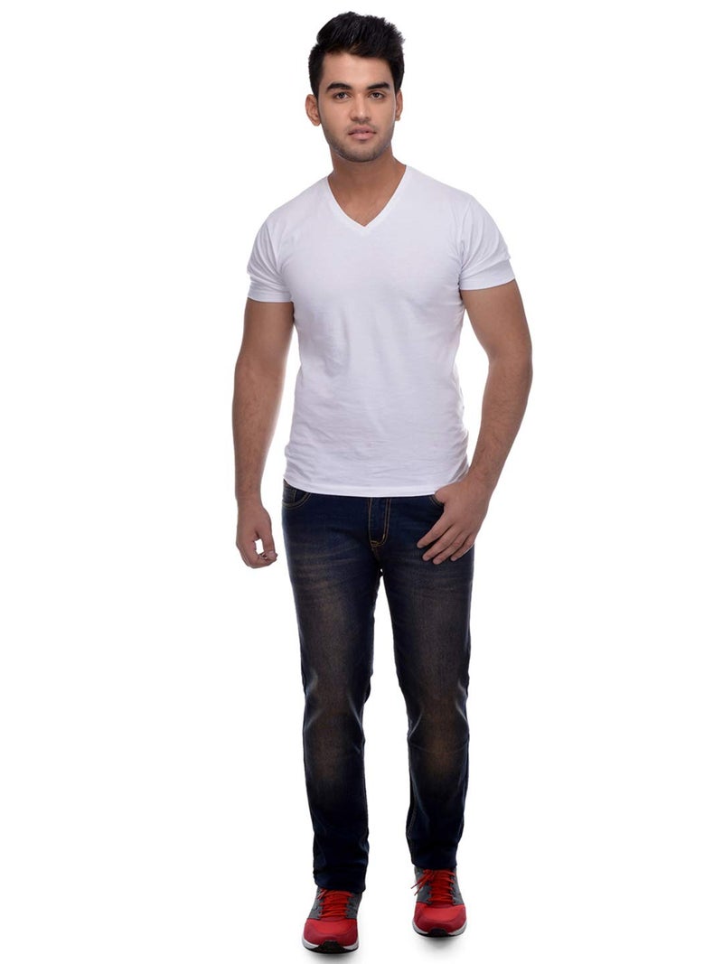Ben Martin Men's Regular Fit Stretchable 32 Size Brown Cotton Denim Jeans Pant for Men, JJ3-13 - Image 3